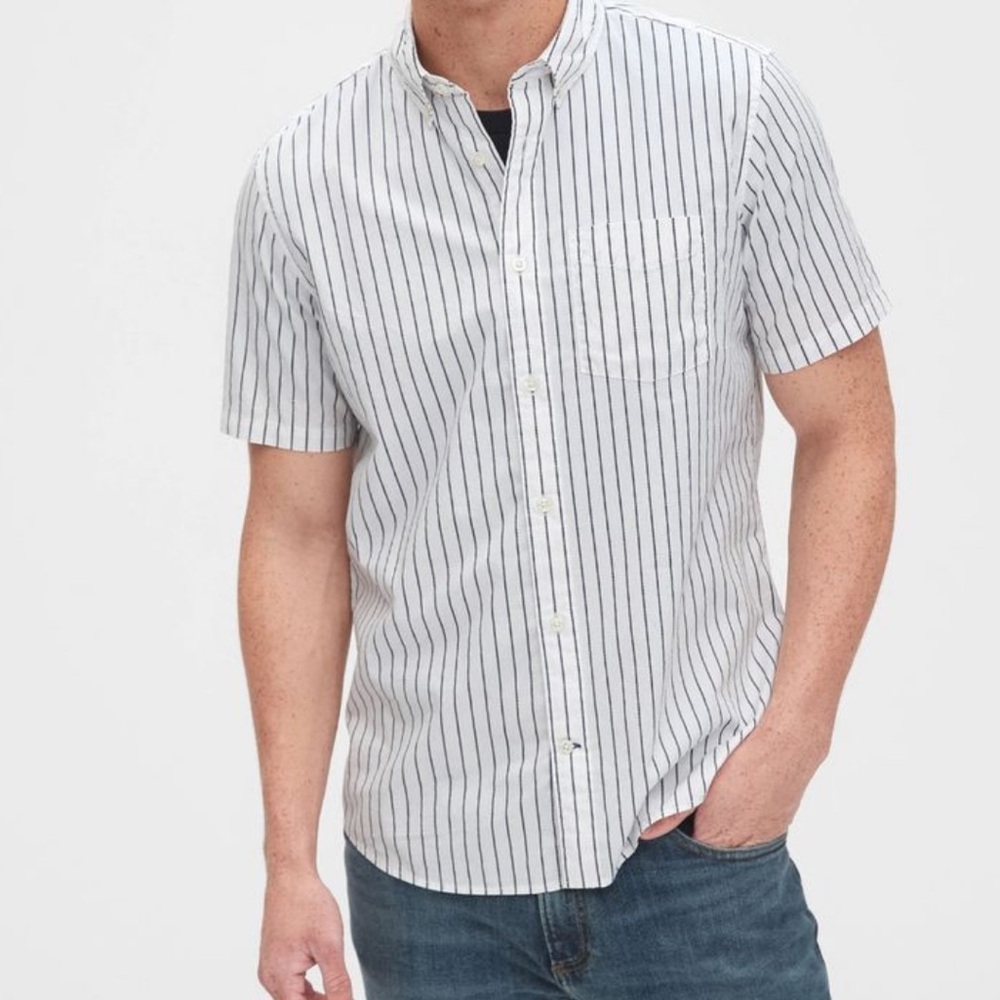Men's Gap Stretch Poplin Shirt